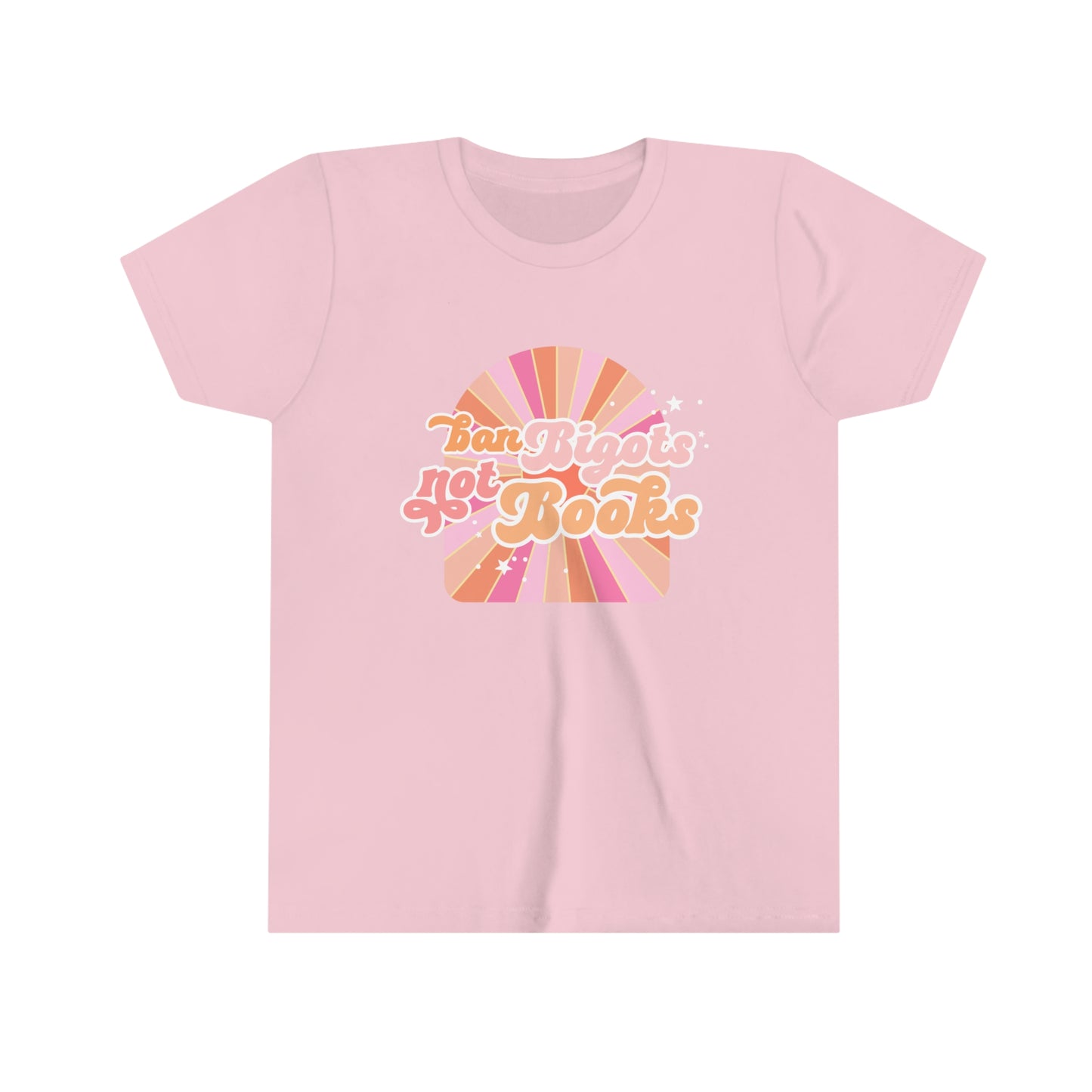 Ban Bigots Not Books Youth Short Sleeve Tee