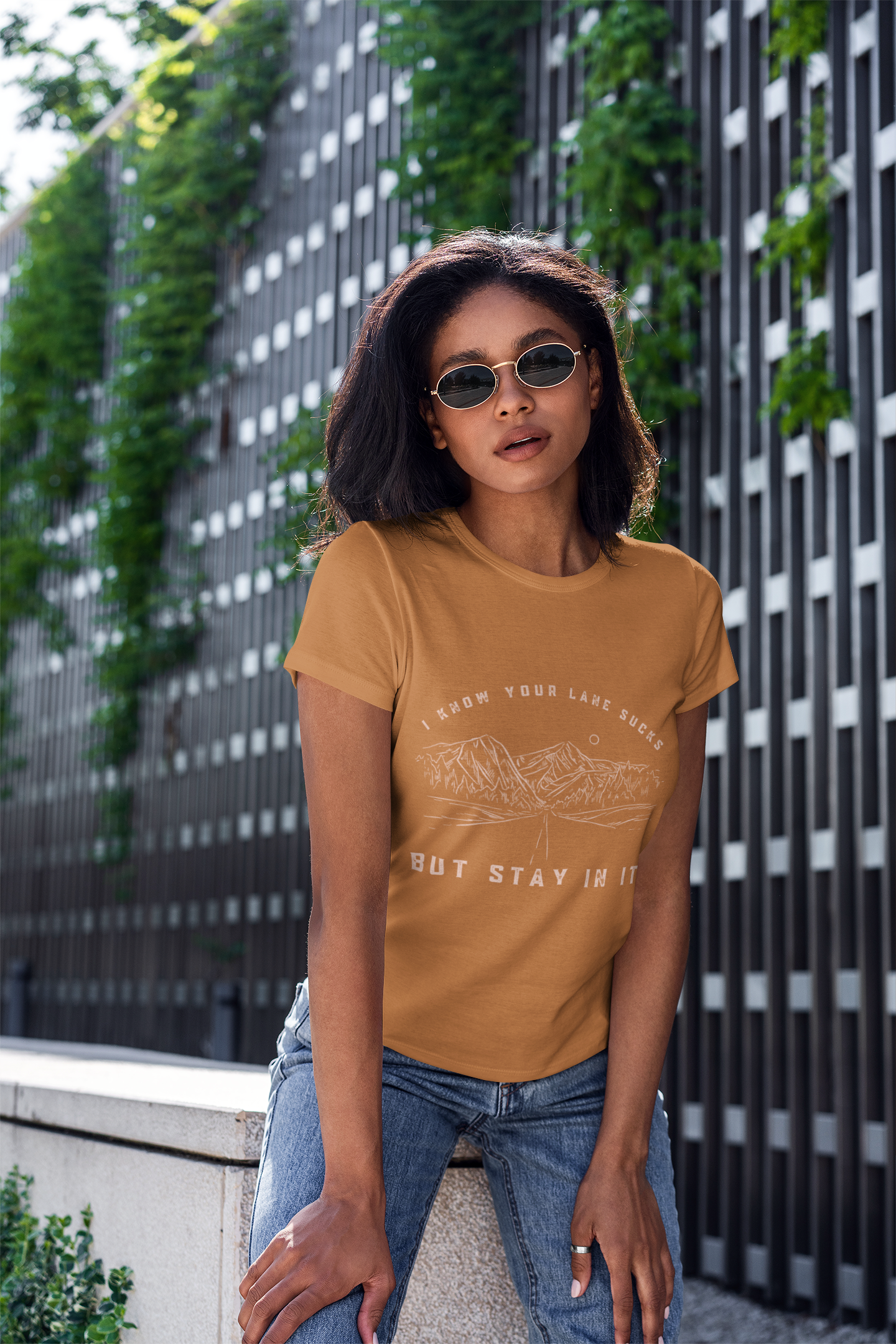 Stay In Your Lane Unisex t-shirt