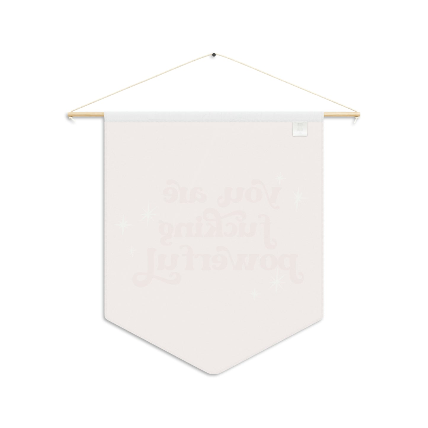 You are fucking powerful pennant wall hanging - Bad Perfectionist Co.