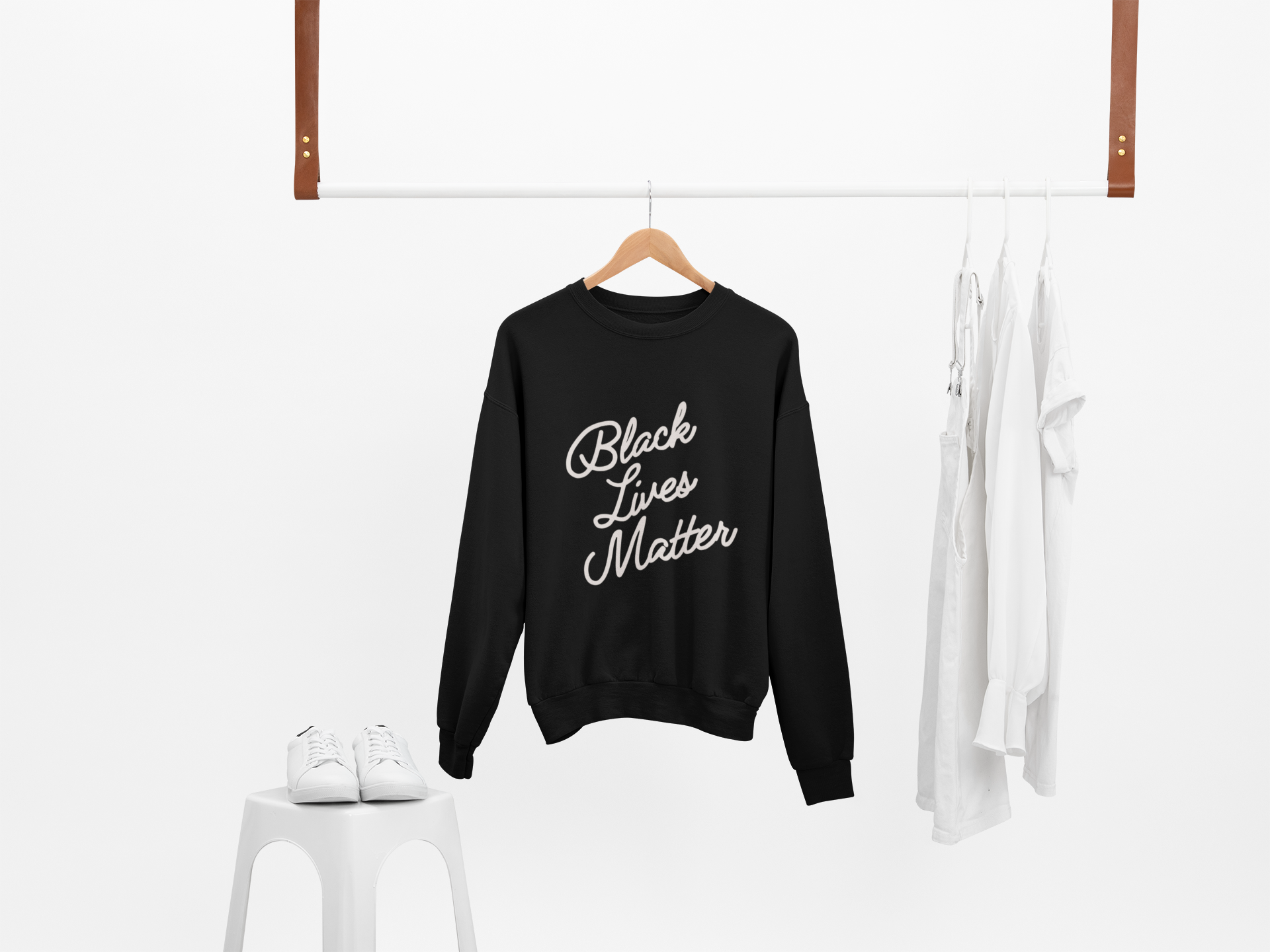 Black Lives Matter Unisex Organic Cotton Sweatshirt - Bad Perfectionist Co.