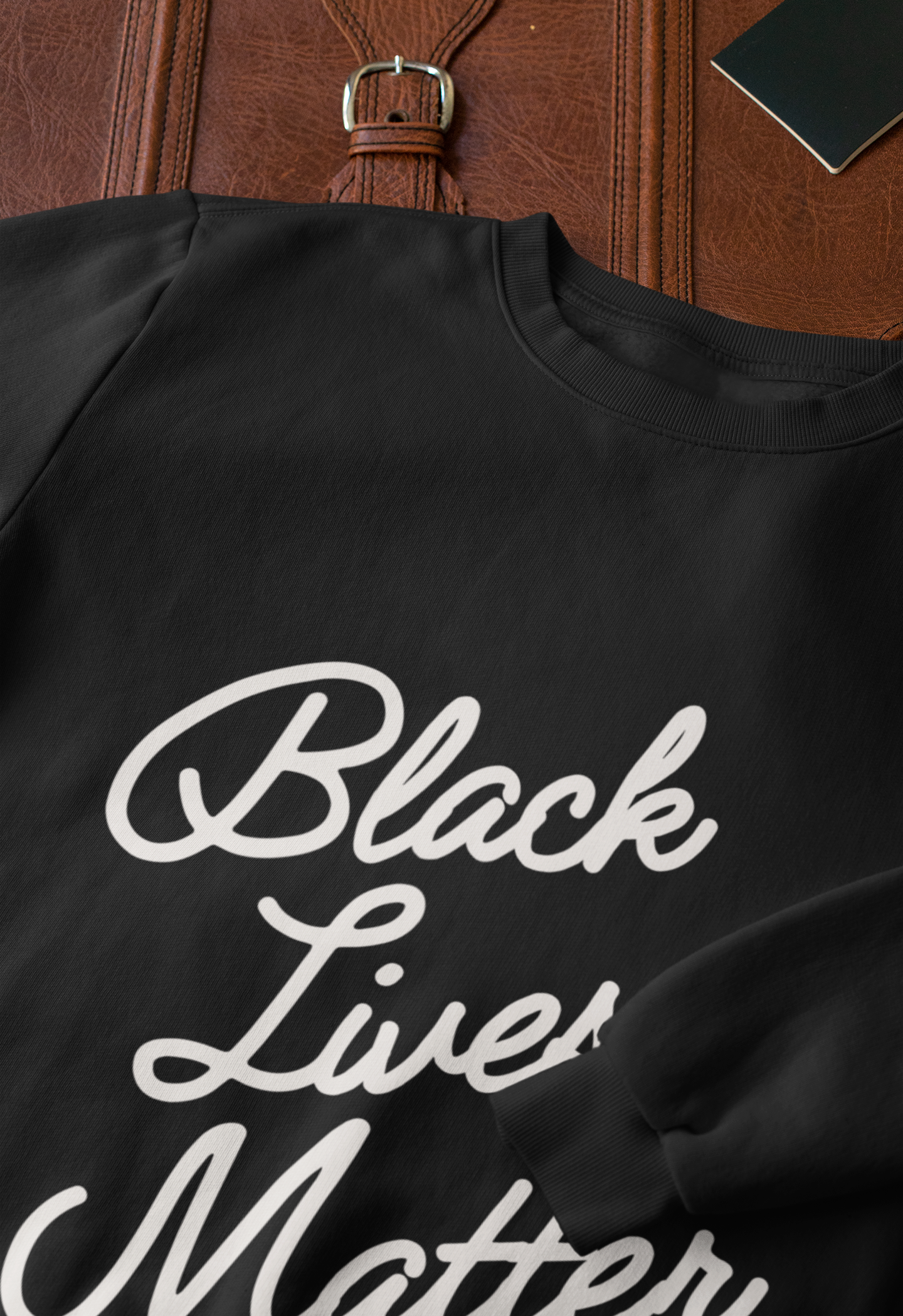 Black Lives Matter Unisex Organic Cotton Sweatshirt - Bad Perfectionist Co.