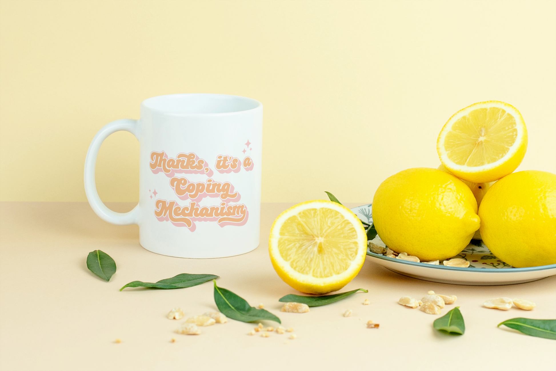 “Thanks, it’s a coping mechanism “ Mug - Bad Perfectionist Co.