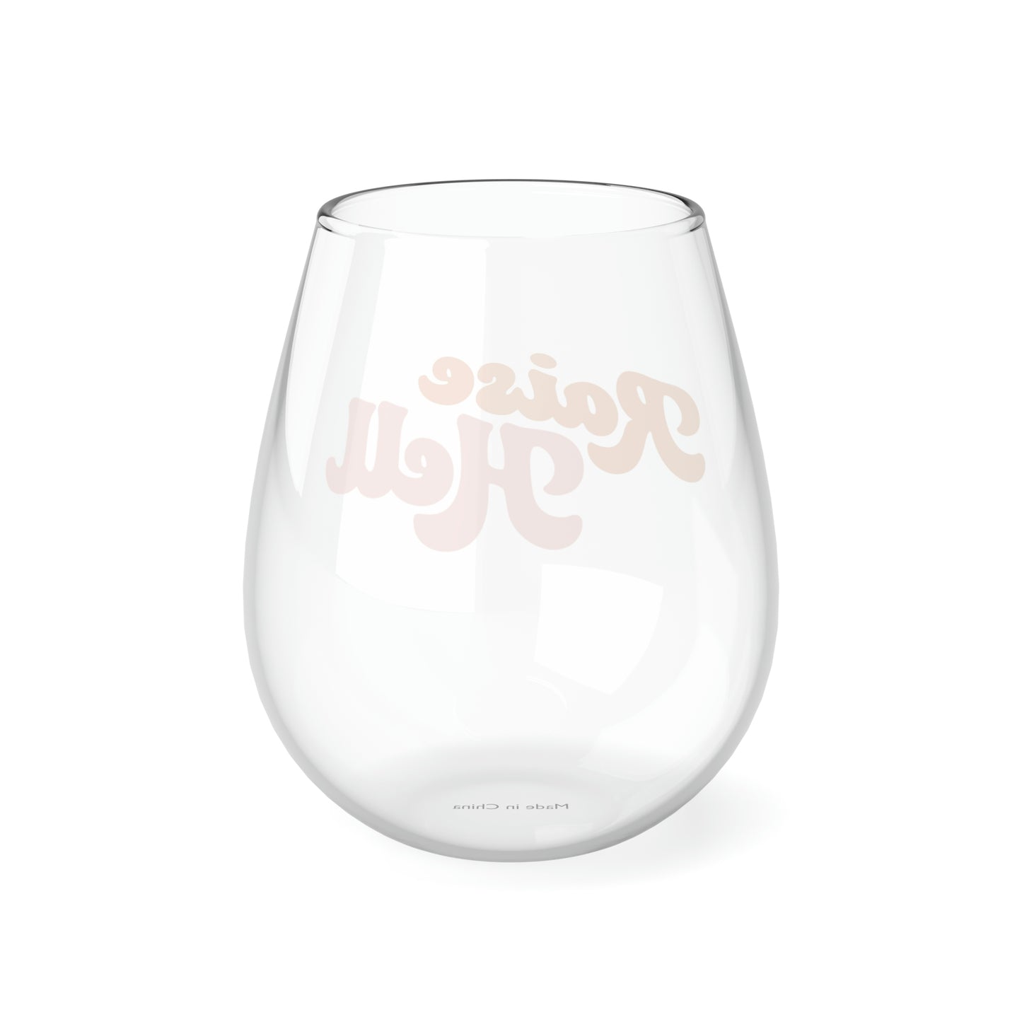 Raise Hell Stemless Wine Glass, 11.75oz - Bad Perfectionist Co.