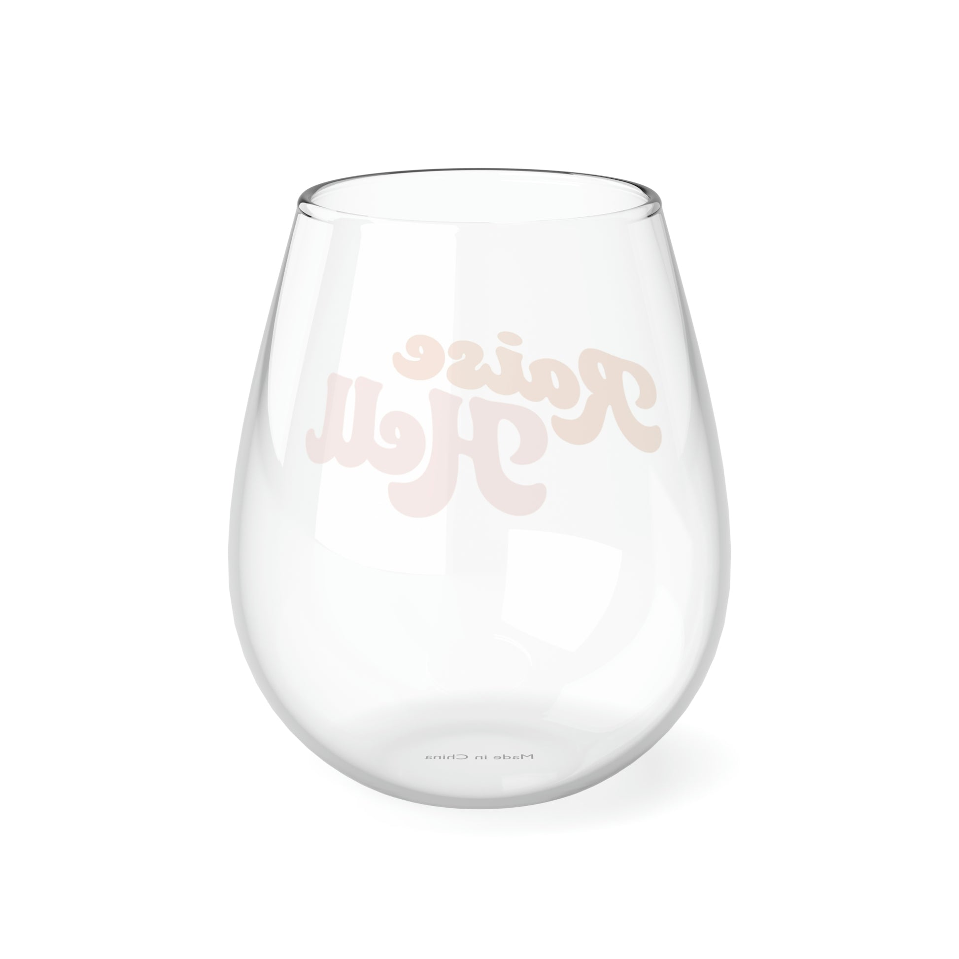Raise Hell Stemless Wine Glass, 11.75oz - Bad Perfectionist Co.