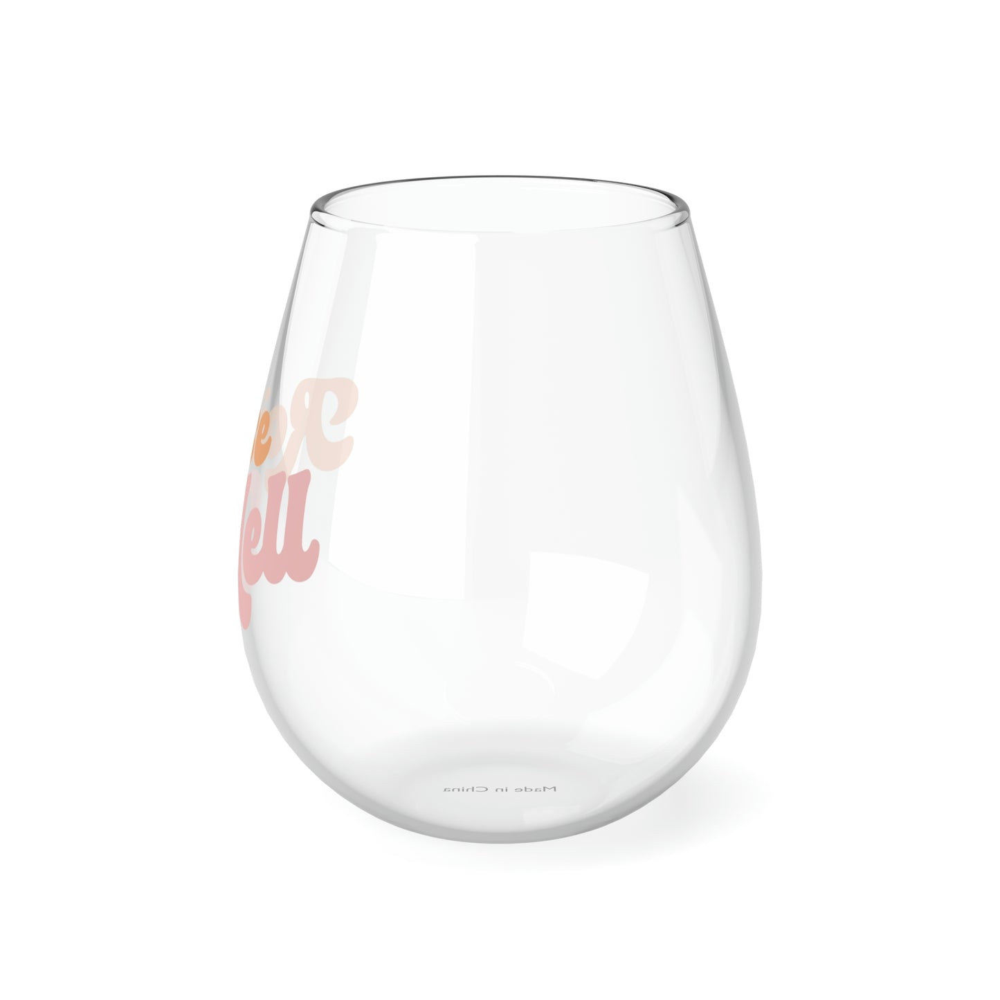 Raise Hell Stemless Wine Glass, 11.75oz - Bad Perfectionist Co.