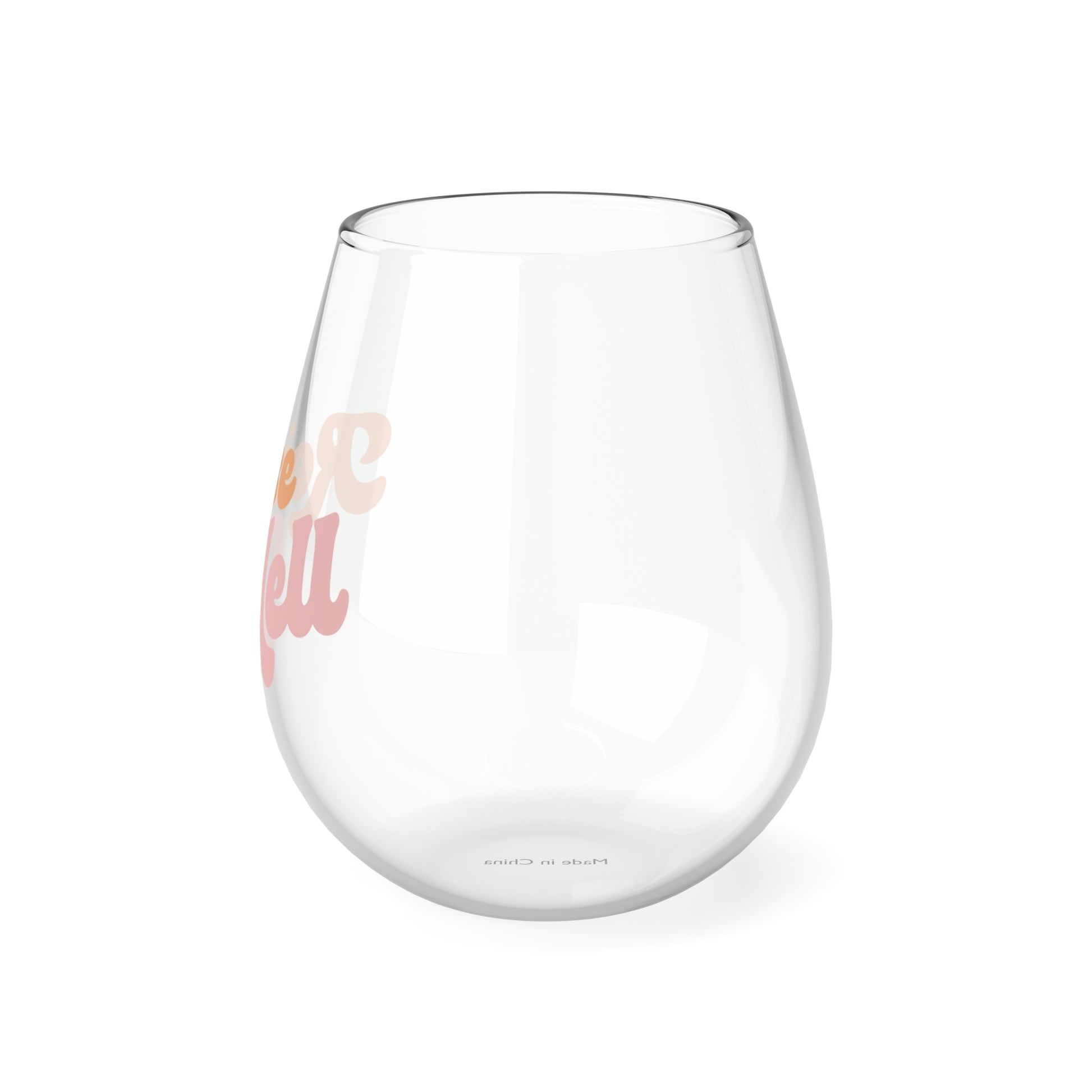 Raise Hell Stemless Wine Glass, 11.75oz - Bad Perfectionist Co.