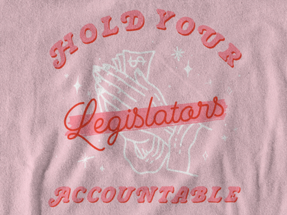 Hold Your Legislators Accountable T-Shirt