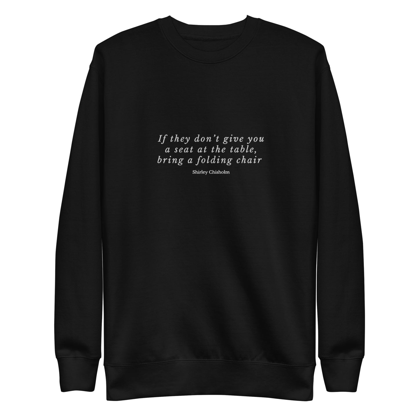 Seat at the Table Embroidered Sweatshirt