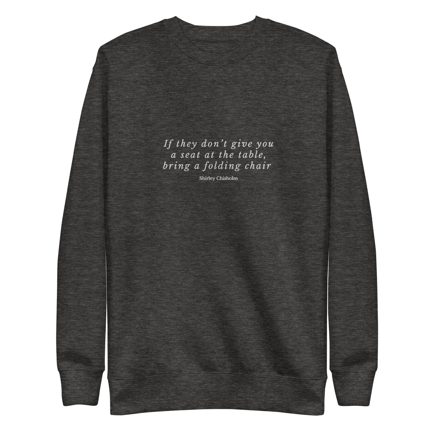 Seat at the Table Embroidered Sweatshirt