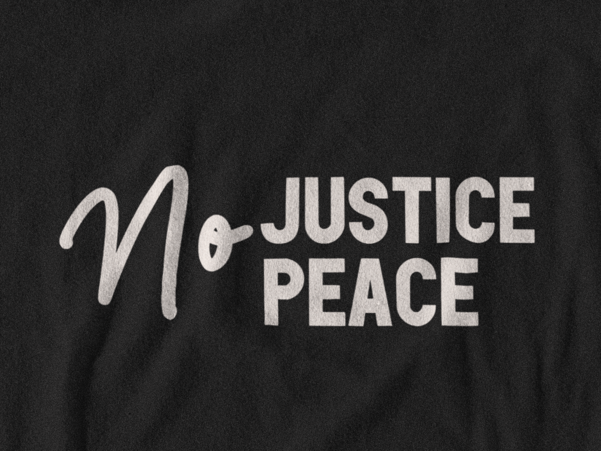 No Justice No Peace TShirt - Bad Perfectionist Co.