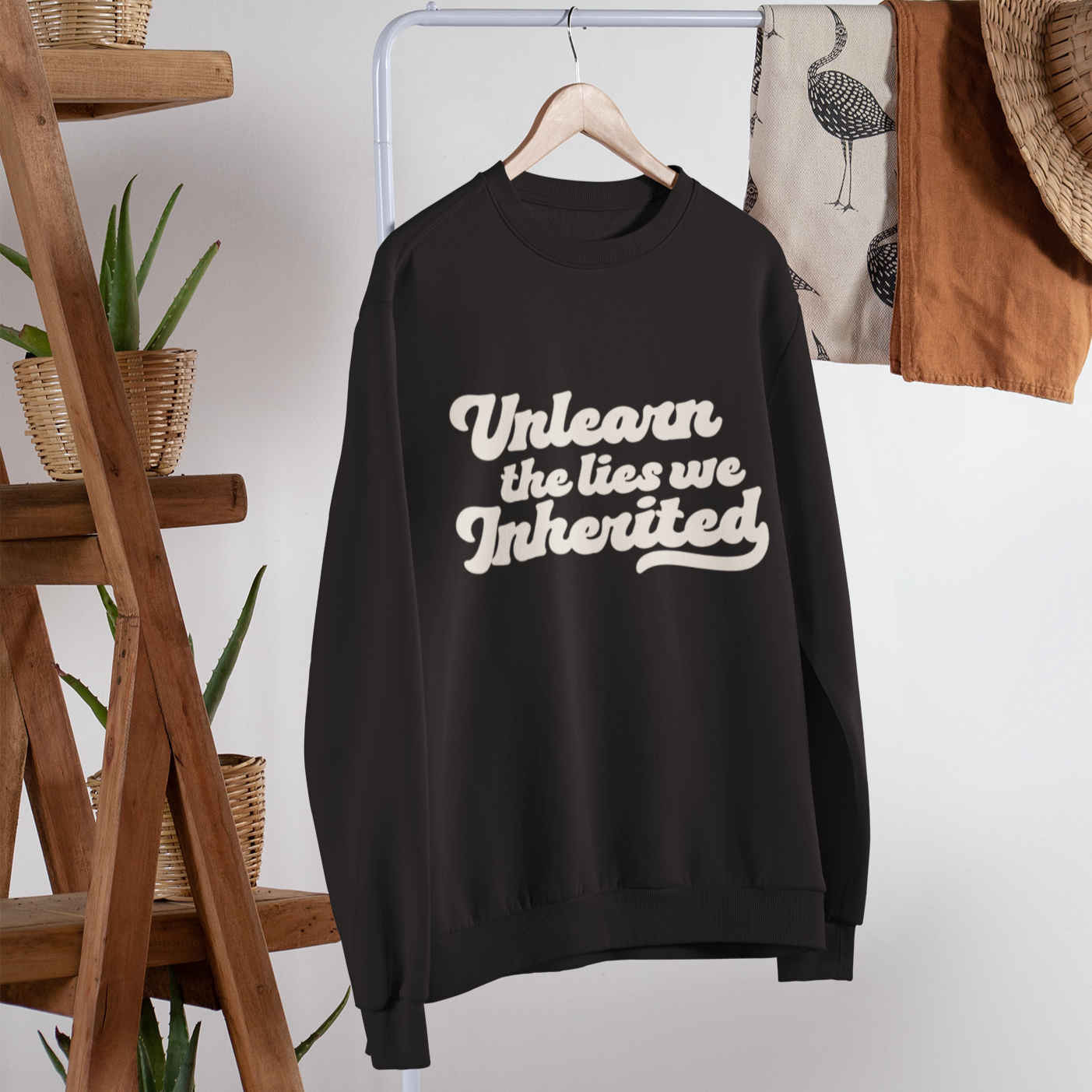 Unlearn the Lies We Inherited Unisex Sweatshirt - Bad Perfectionist Co.